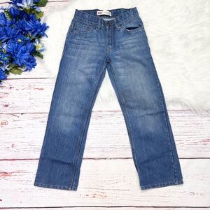 👖|•LEVI'S•| Girl's 505 Jeans Elastic Adjustable Waist Size 8 Reg👖
